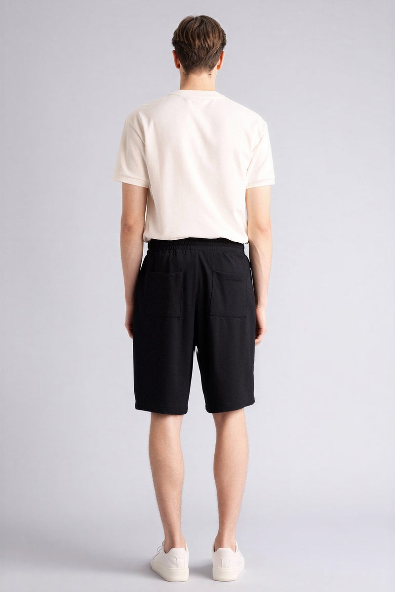 DeFacto Black Man Baggy Fit Shorts Casual - Image 5